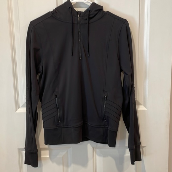 Athleta | Black Quarter-Zip Hoodie | Size XS - Picture 1 of 7